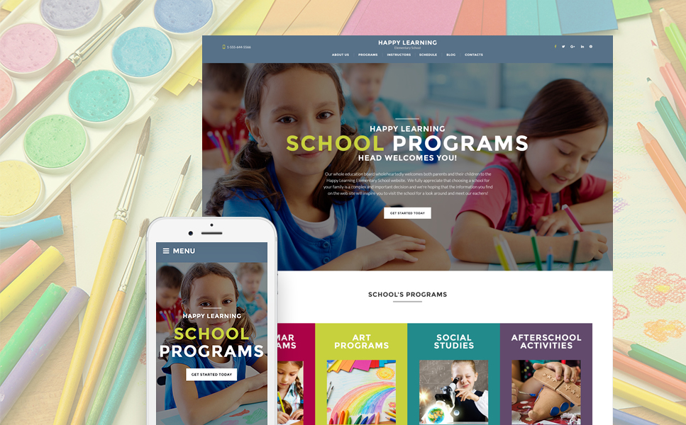 Happy Learning (theme for WordPress) Item Picture