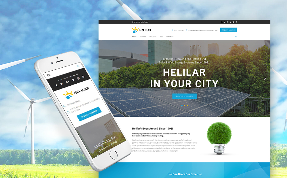 Helilar (theme for your WordPress site) Item Picture