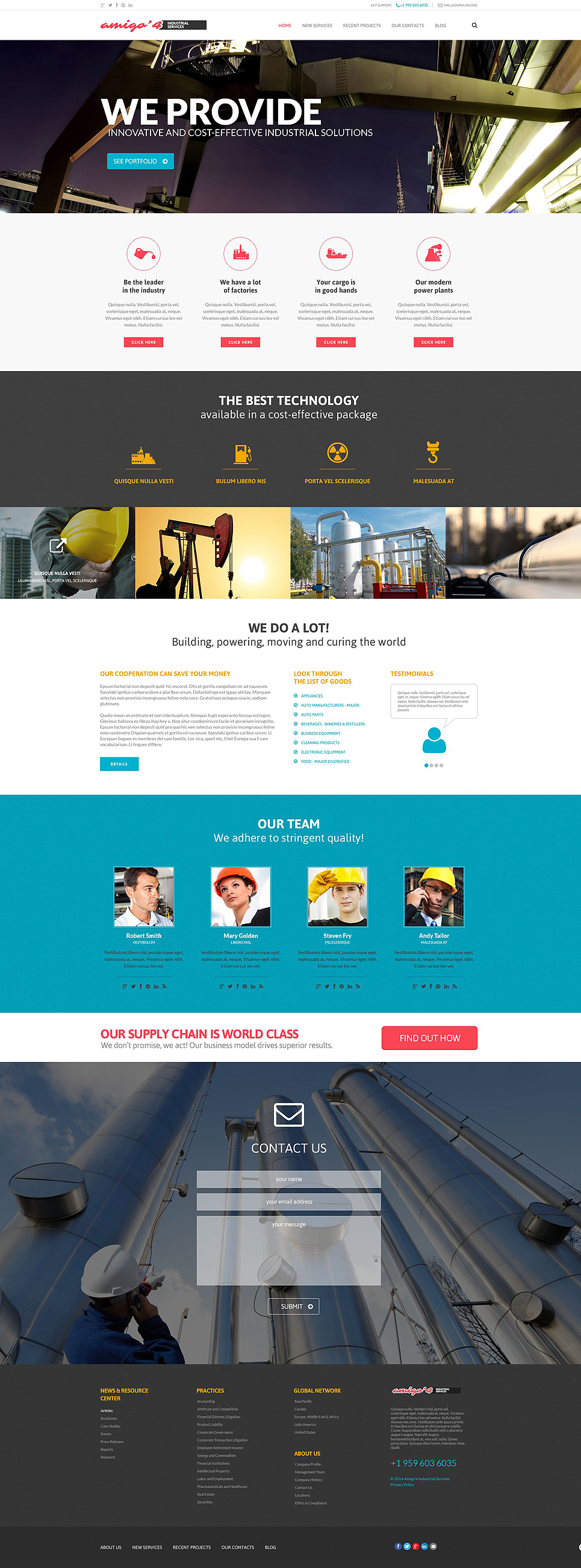 Industrial Agency (website theme) Item Picture