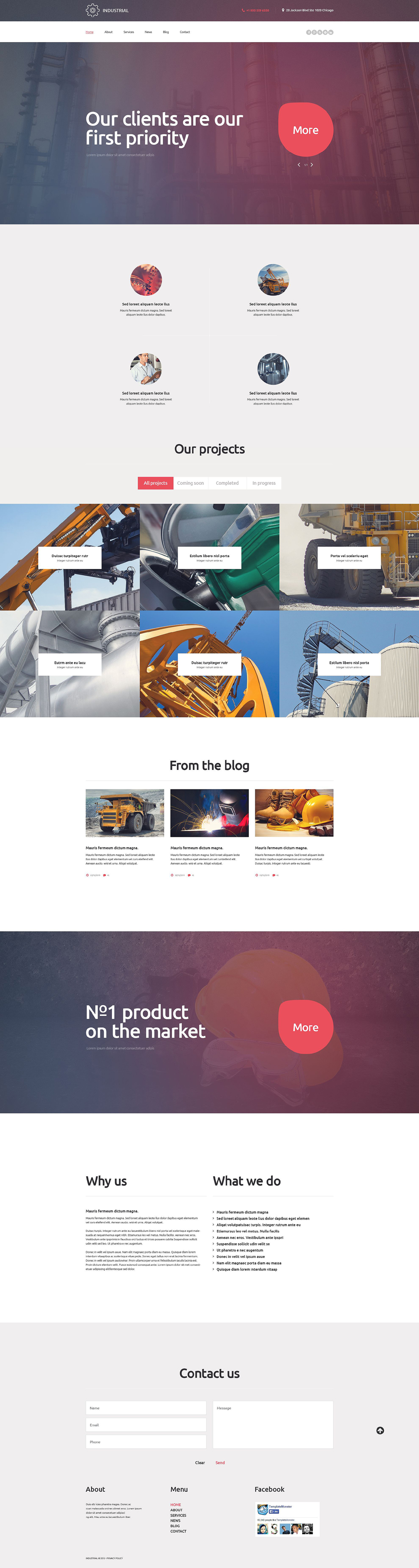 20+ Best Industrial Business WordPress Themes