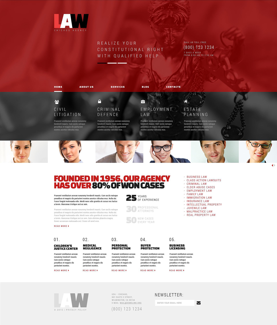 Law (theme for your WordPress site) Item Picture