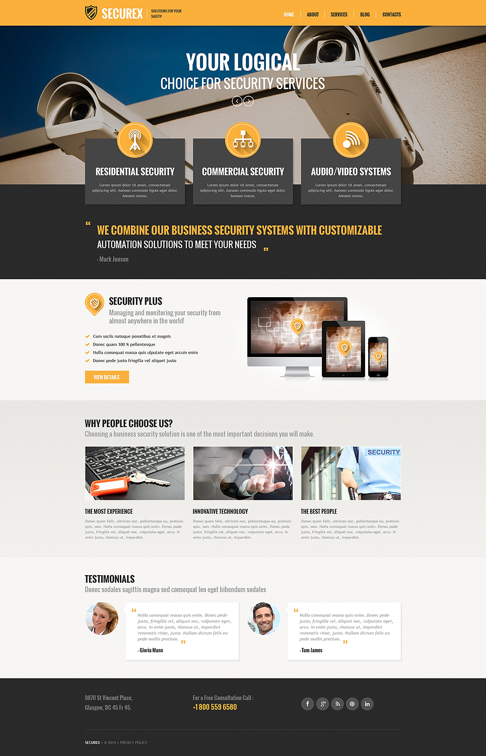 Securex Locksmith (WordPress template) Item Picture