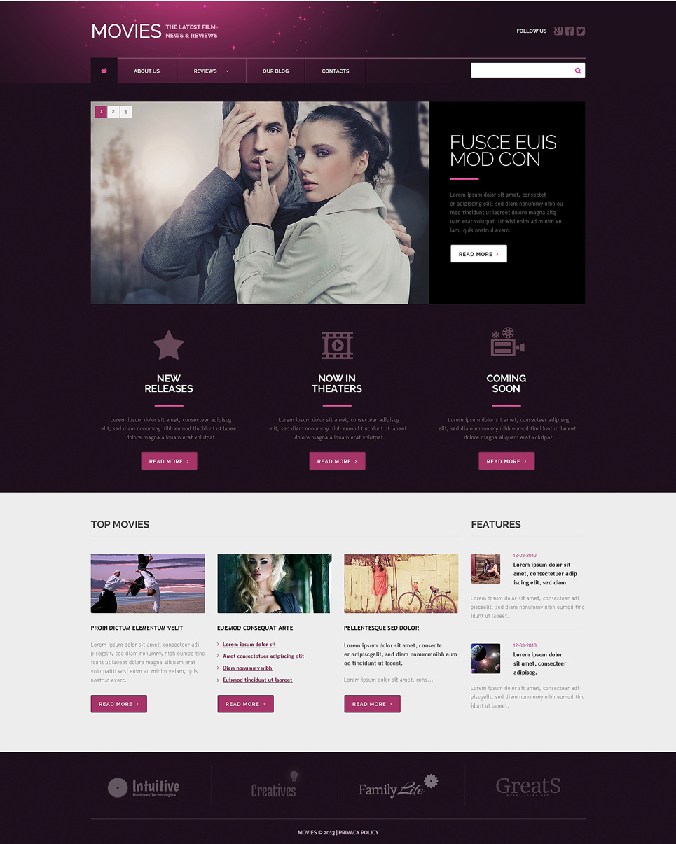 Movie Plus (theme for your WordPress site) Item Picture