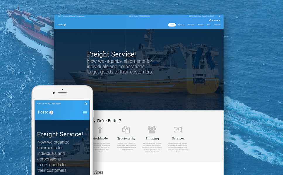 Porto (WordPress template) Item Picture