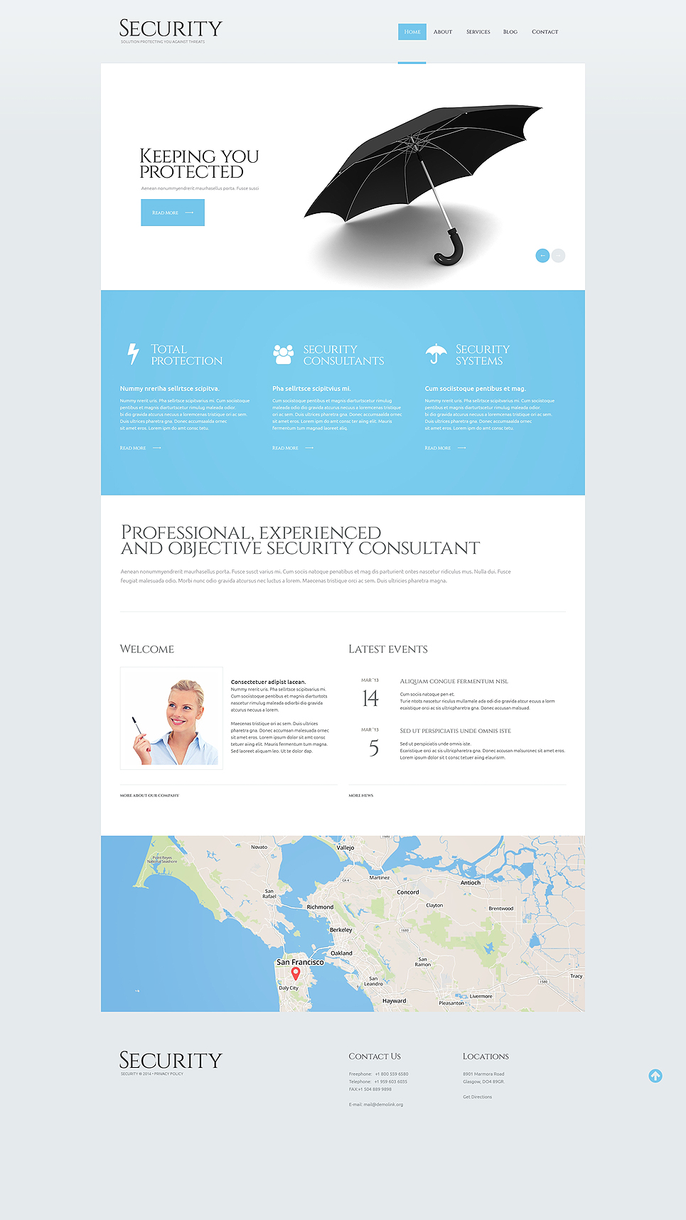 Security Firm (theme for WordPress) Item Picture