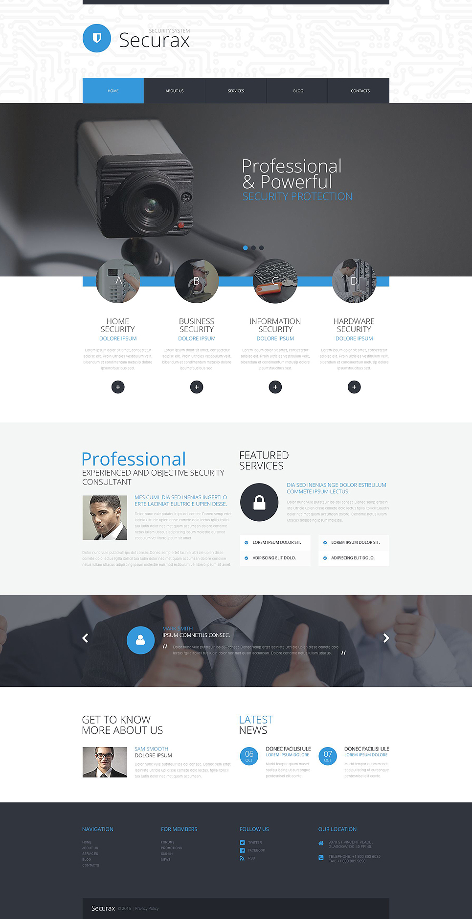 Securax Security Systems (theme for WordPress) Item Picture