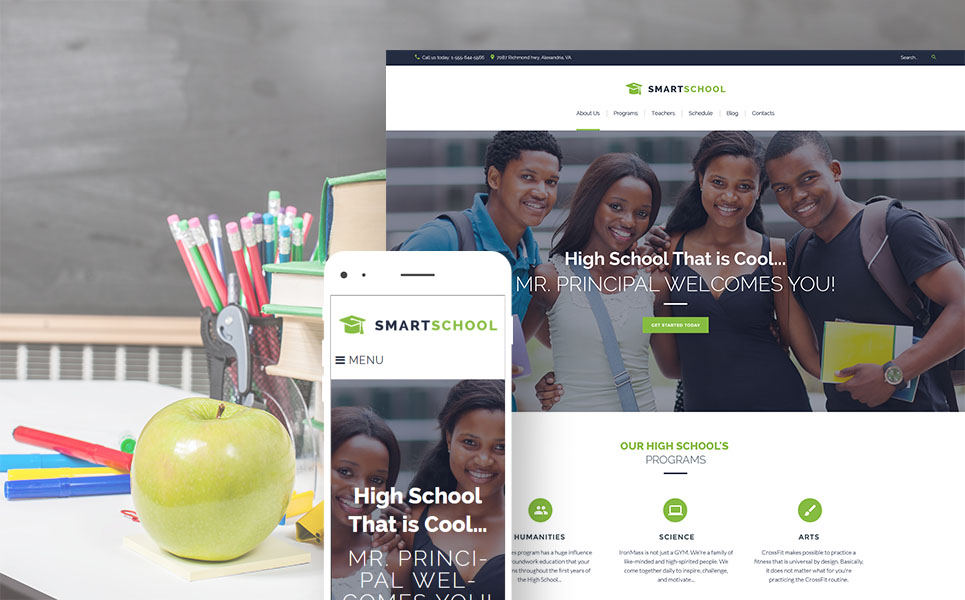 Smart School (WordPress theme) Item Picture