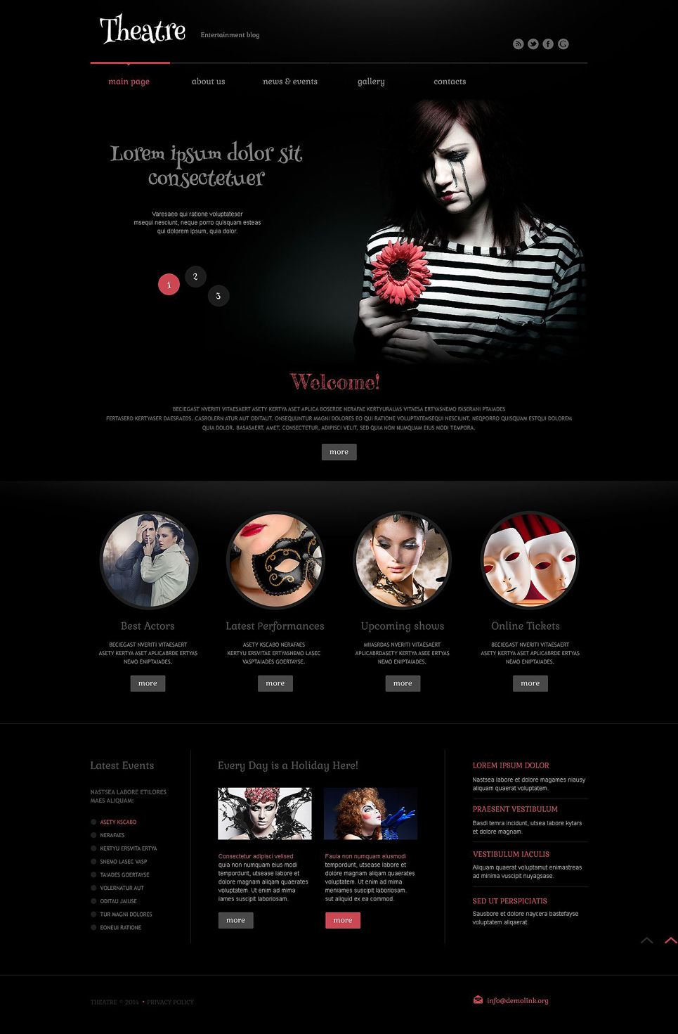 Theatrical Production (template) Item Picture