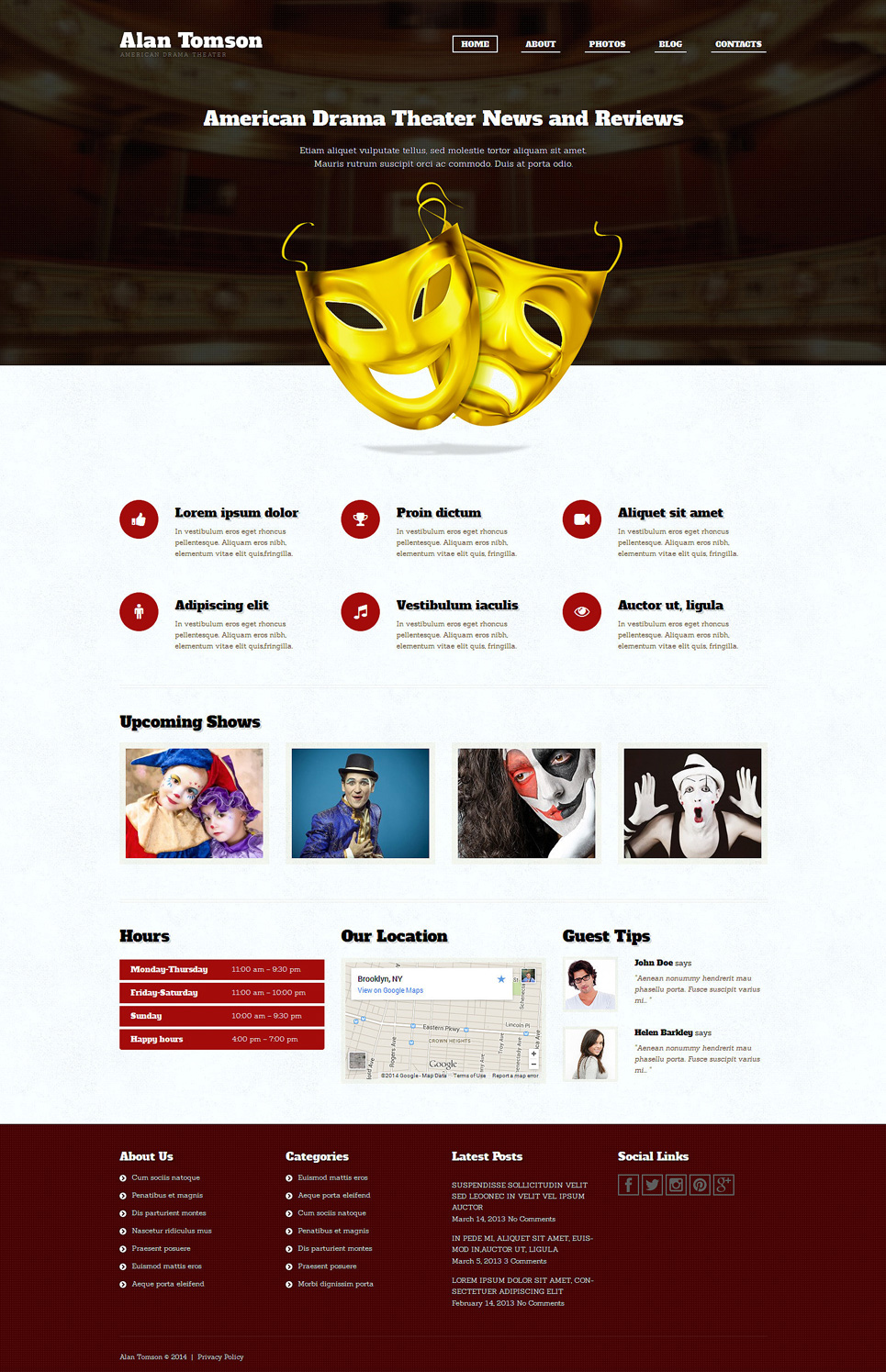 Theater Production News (template) Item Picture