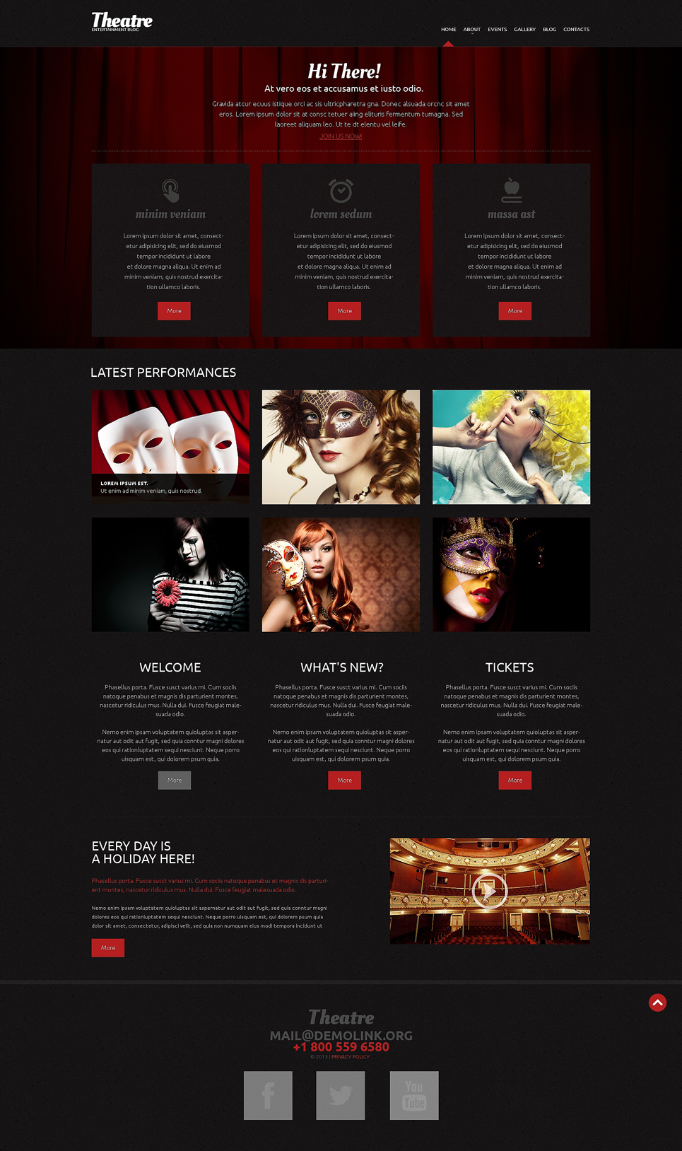 Theater Theme (website theme) Item Picture