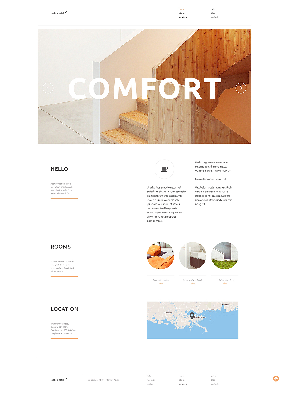 Travelers Accommodation (theme for your WordPress site) Item Picture