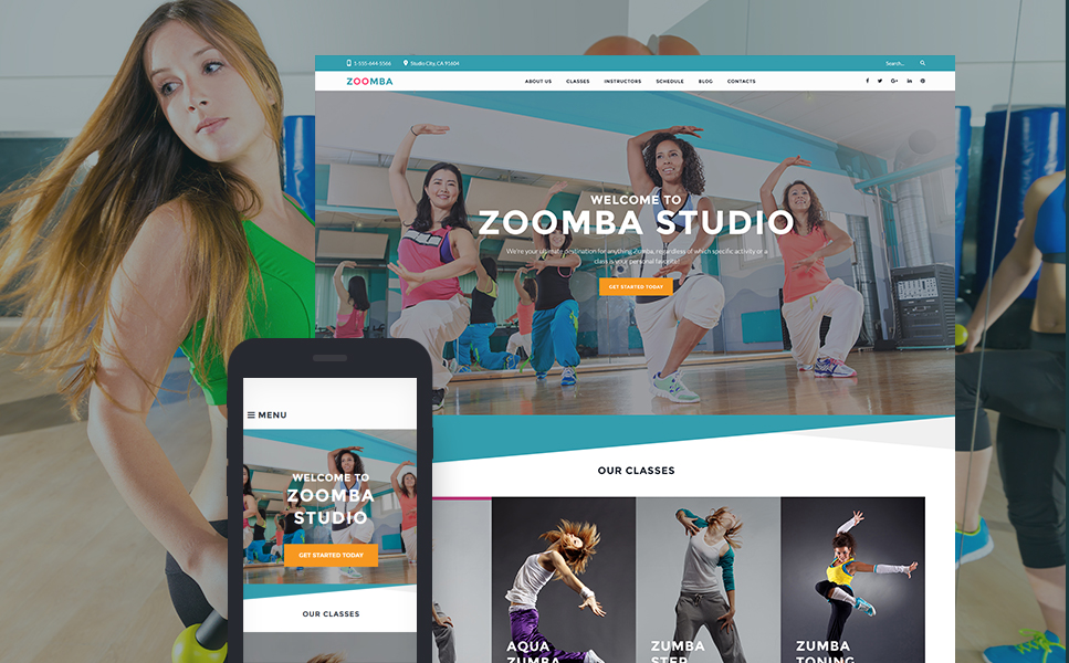 Zoomba (WordPress template) Item Picture