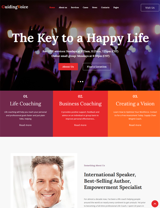 Life Coach WordPress Themes