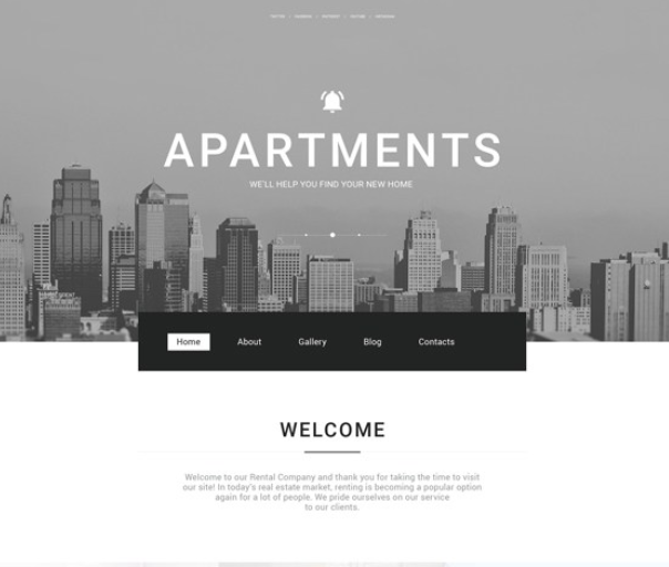 best real estate wordpress themes apartments for rent feature