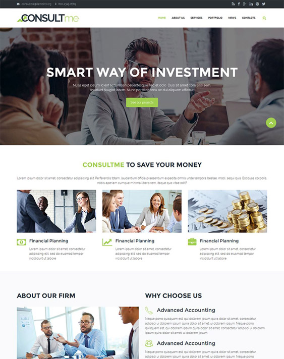 financial drupal themes finance websites