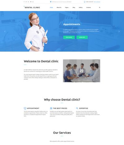 9 of the Best Bootstrap Website Templates for Dentists & Dental Clinics