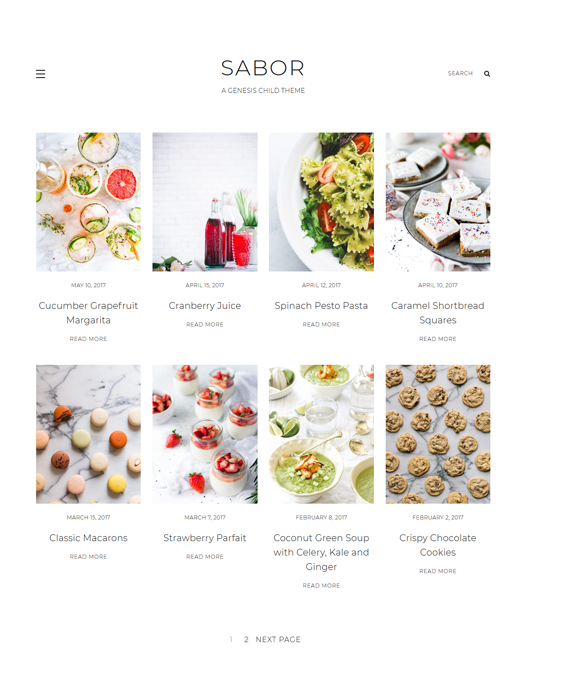 best wordpress themes food blogs recipe websites feature
