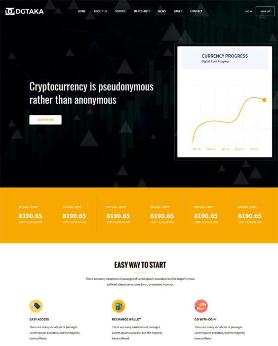 bitcoin and cryptocurrency wordpress themes