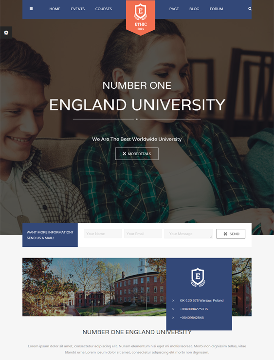best education wordpress themes feature