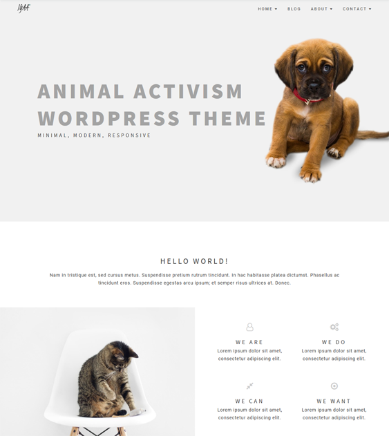 best wordpress themes animal charities nonprofits pet rescues shelters feature