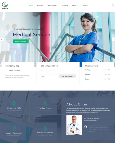 16 of the Best Bootstrap Medical Website Templates for Doctors ...