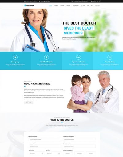 16 of the Best Bootstrap Medical Website Templates for Doctors ...