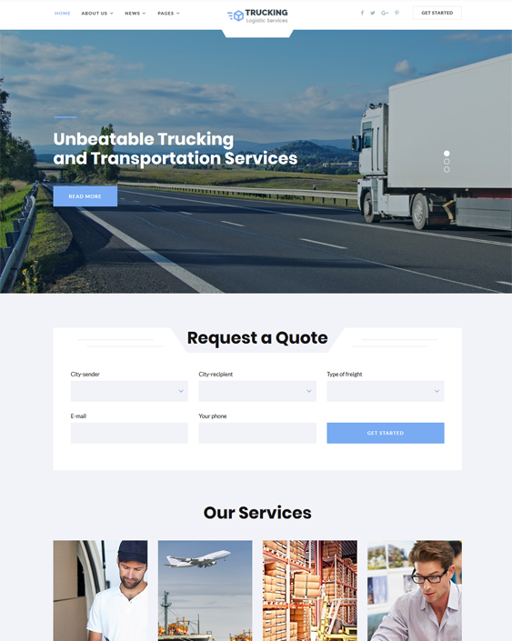 Trucking - Logistics & Transportation Services
