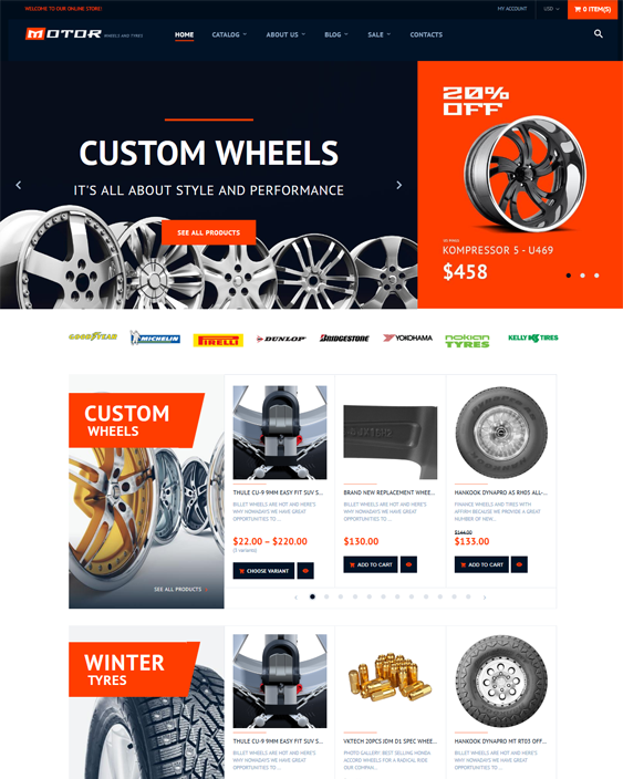 best shopify themes car vehicle automotive stores feature