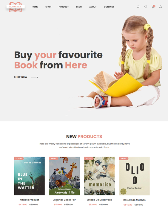 best shopify themes bookstores writers feature