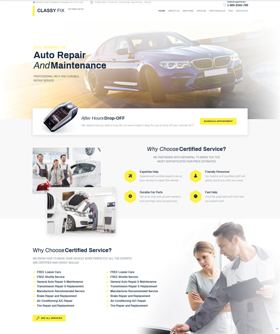 Car, Vehicle, And Automotive WordPress Themes