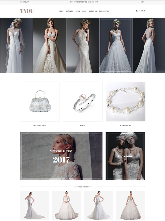 wedding bridal shopify themes