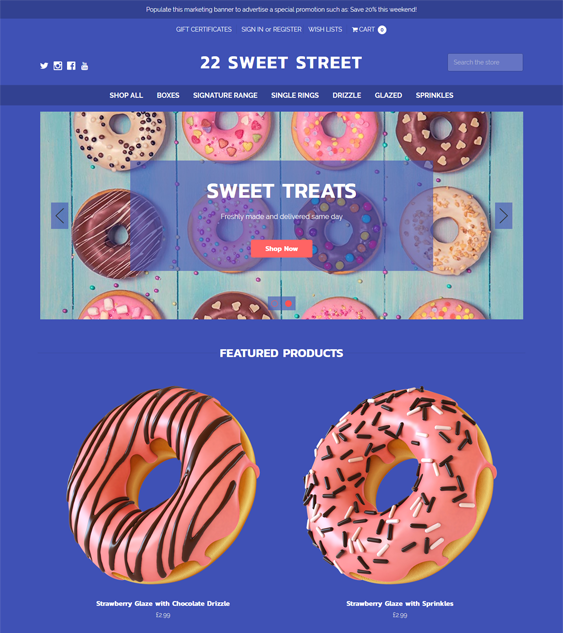 best bigcommerce themes food drink stores feature
