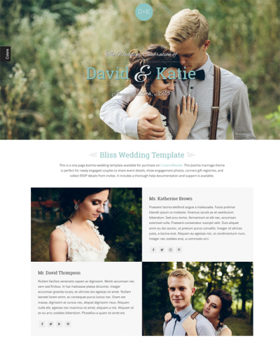 14 of the Best Wedding & Bridal Joomla Templates