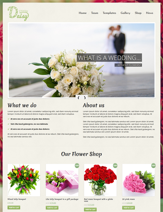 woocommerce themes florists flower shops