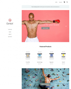 Gym And Fitness BigCommerce Themes feature