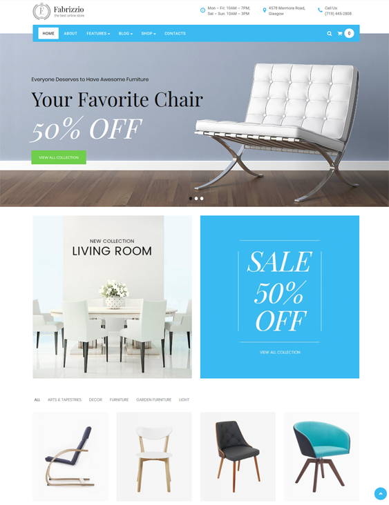 woocommerce themes for furniture stores