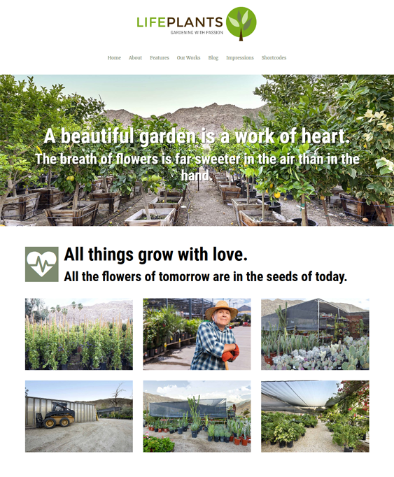 woocommerce themes for selling gardening and landscaping supplies