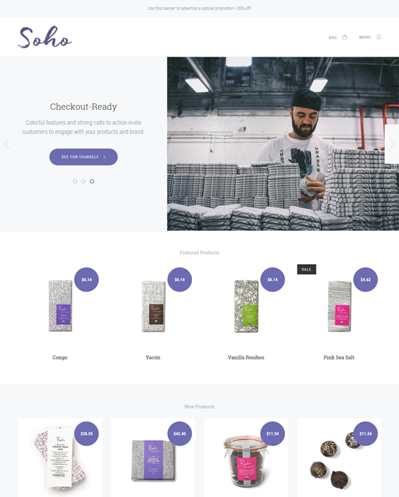 bigcommerce themes for online grocery stores