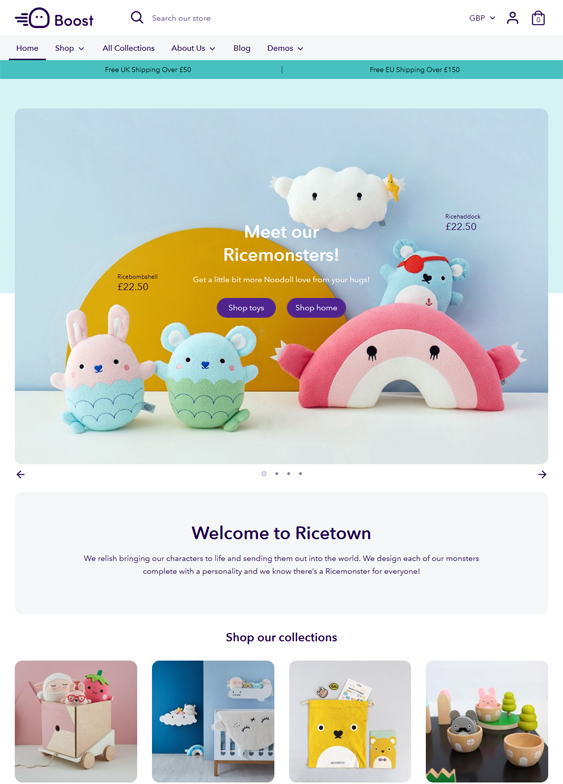 shopify themes for kids children babies