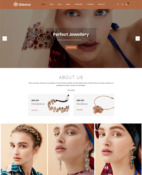 woocommerce themes for selling jewelry and watches