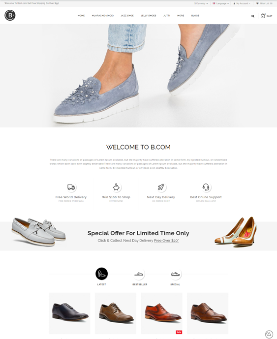 best online store for footwear