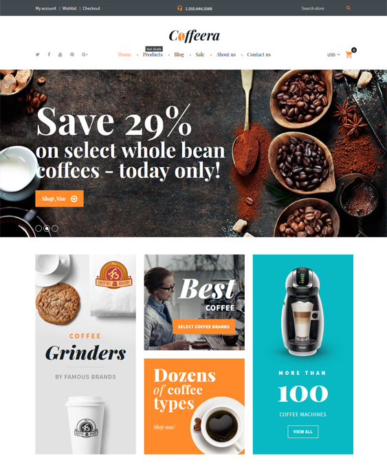shopify themes for selling drinks and beverages