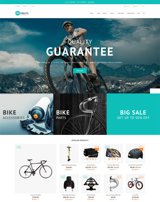 cycling gear accessories bikes bicycles prestashop themes