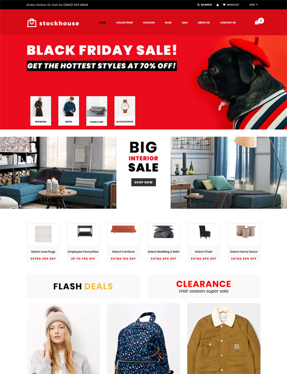 wholesale store shopify themes
