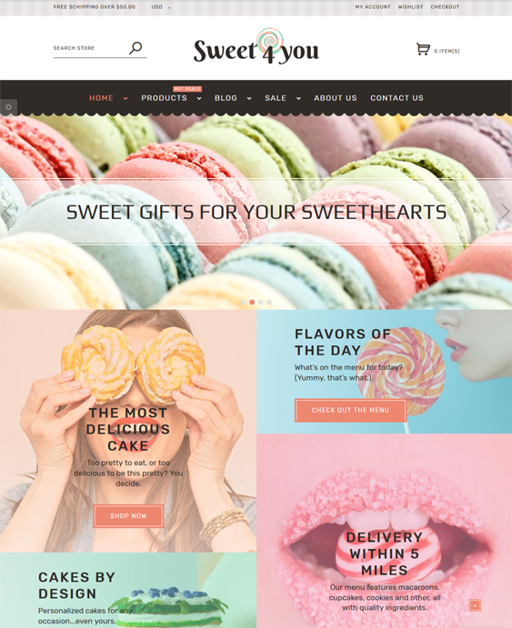 best bakery shopify themes for selling cookies bread cake feature
