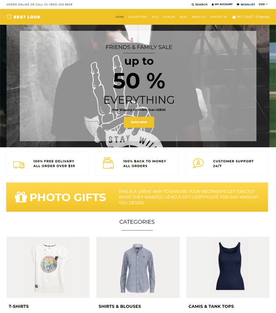 shopify themes for selling clothing and apparel