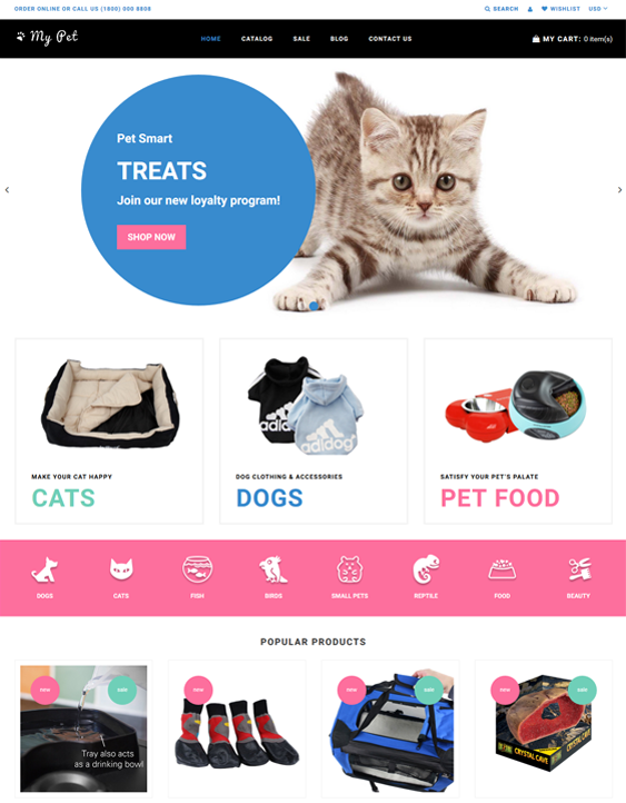 best shopify themes pet stores feature