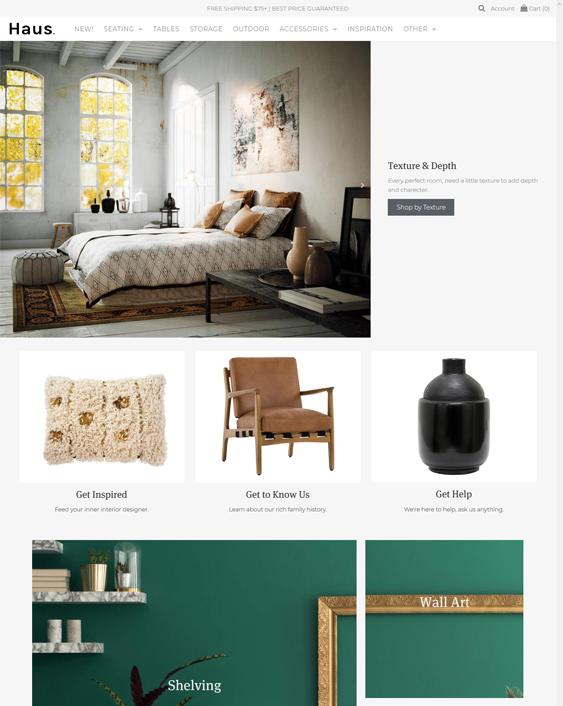 best furniture shopify themes feature