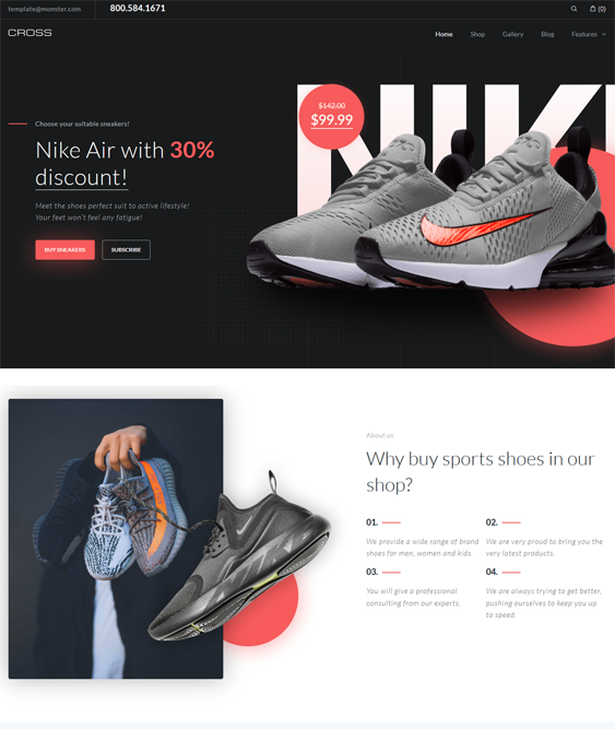 gym fitness woocommerce themes