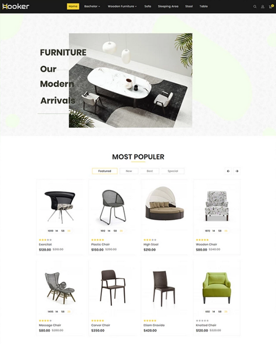best opencart themes for furniture stores feature